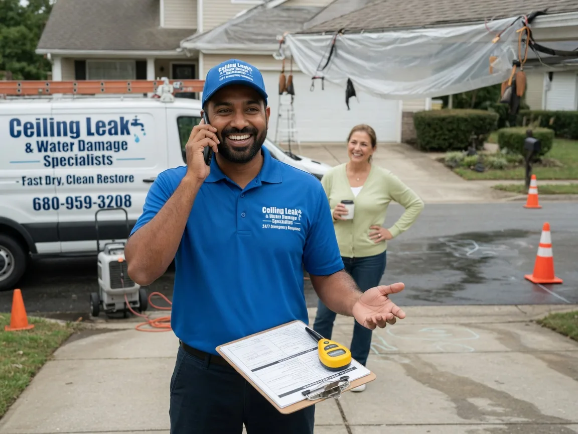 Ceiling Leak Cleanup Soldier, IA FAQs